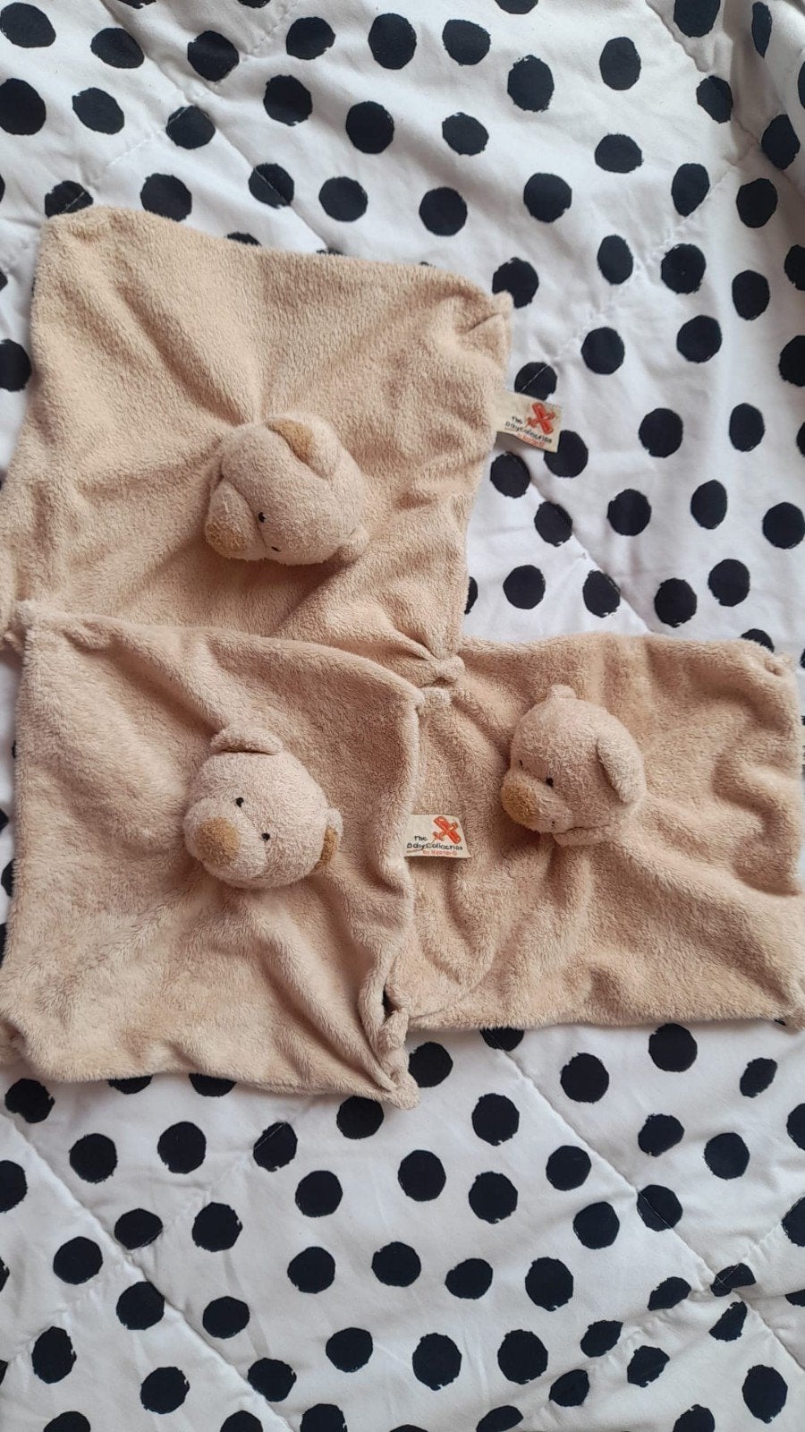 3 X NICOTOY BEER KNUFFELDOEK + 3 X WINNIE, IJOOR, KNORRETJE, Disney, Verzenden, Beer, Zo goed als nieuw