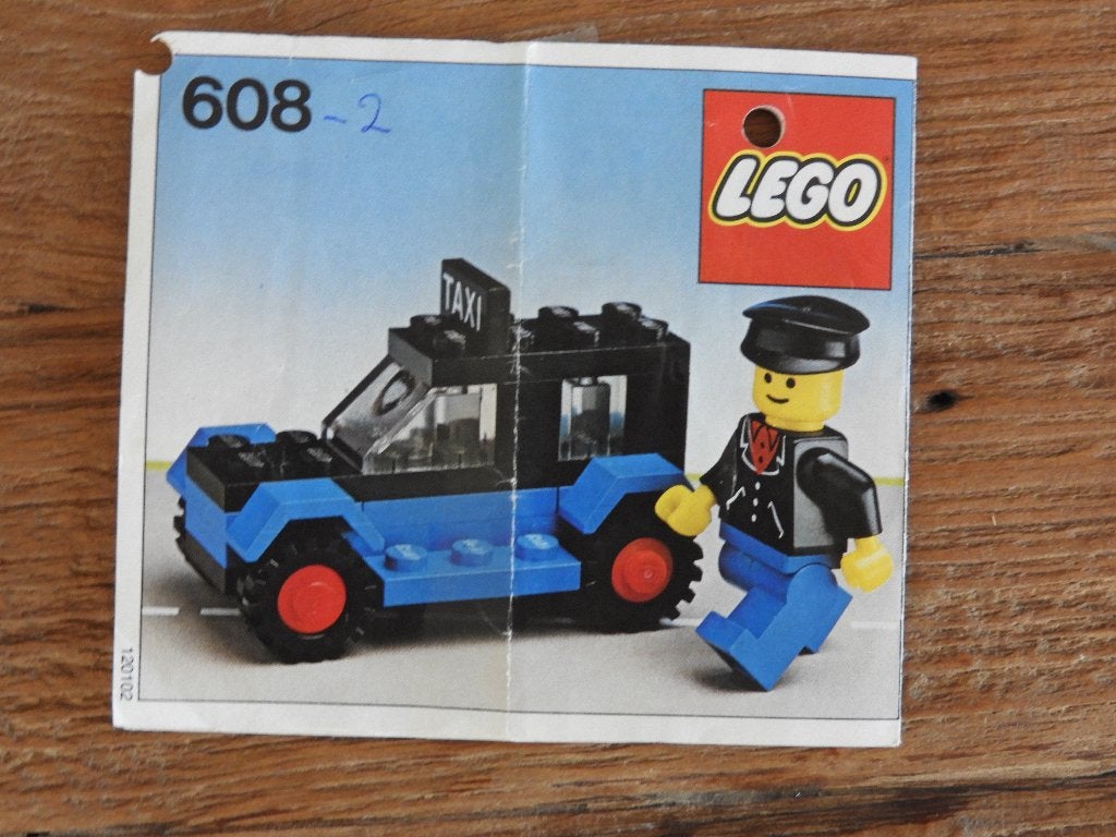 Lego 608 Vintage Taxi, Gebruikt, Overige thema's, Lego, Compleet