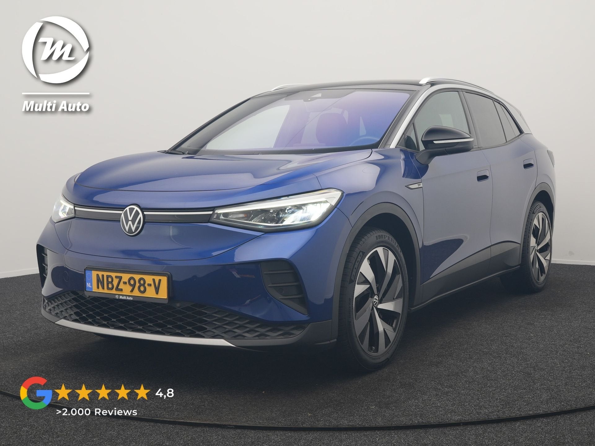 Volkswagen ID.4 First 77 kWh 204pk Dealer O.H. | SOH 91,9% |, Auto's, Automaat, Dealer onderhouden, Achterwielaandrijving, Gebruikt