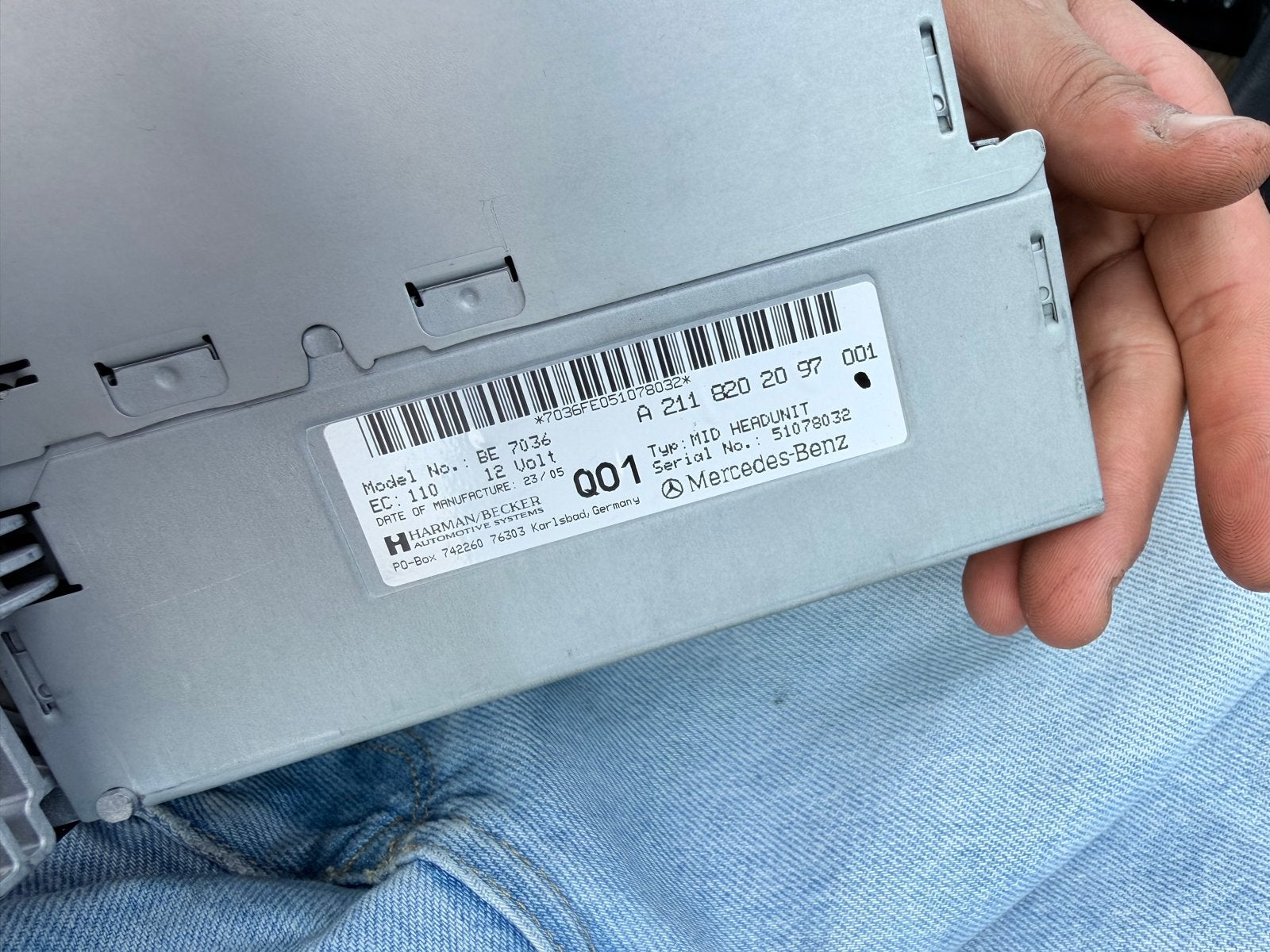 Mercedes-Benz Audio 50 APS Navigatiesysteem + CD, Ophalen of Verzenden, Gebruikt