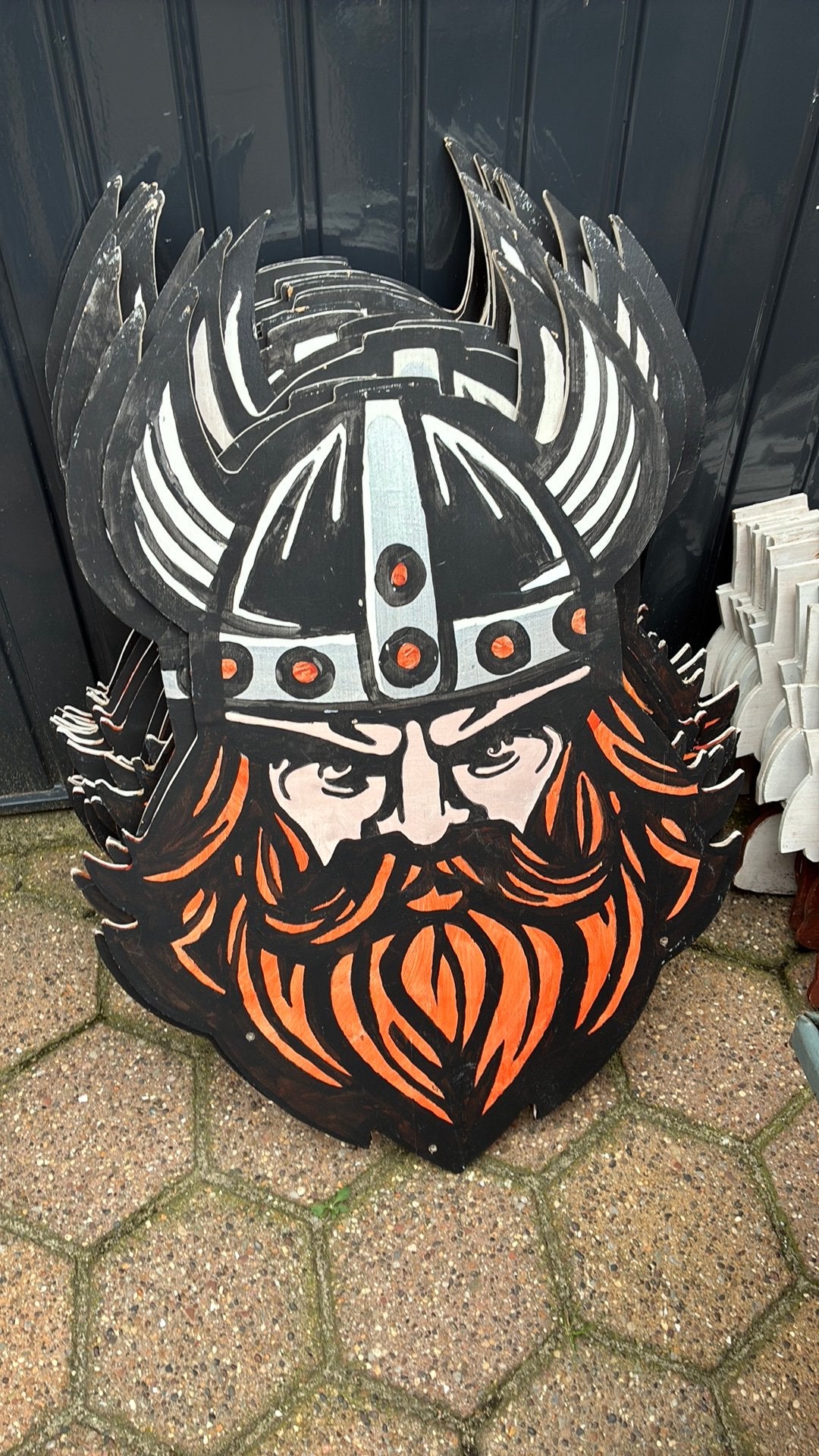 Mooie viking koppen incl. voetjes en handjes, Ophalen, Zo goed als nieuw, Versiering