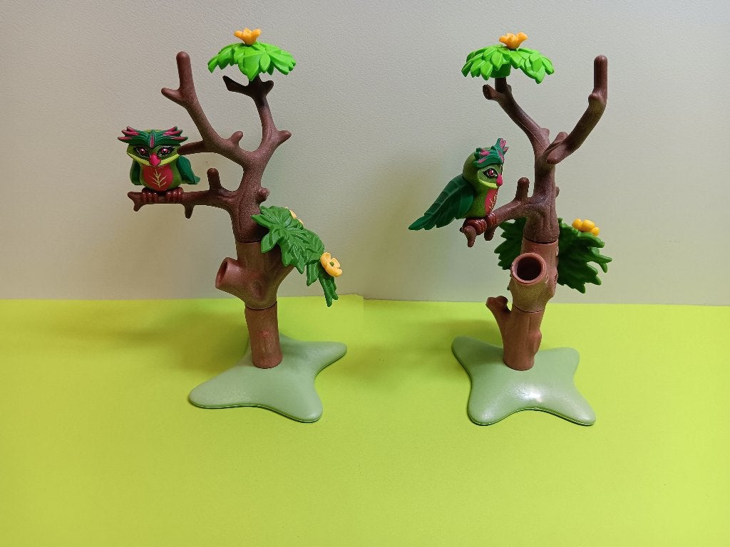 Playmobil DIEREN UIL Groen Deco Onderdelen 2,75, Verzenden, Gebruikt, Losse onderdelen