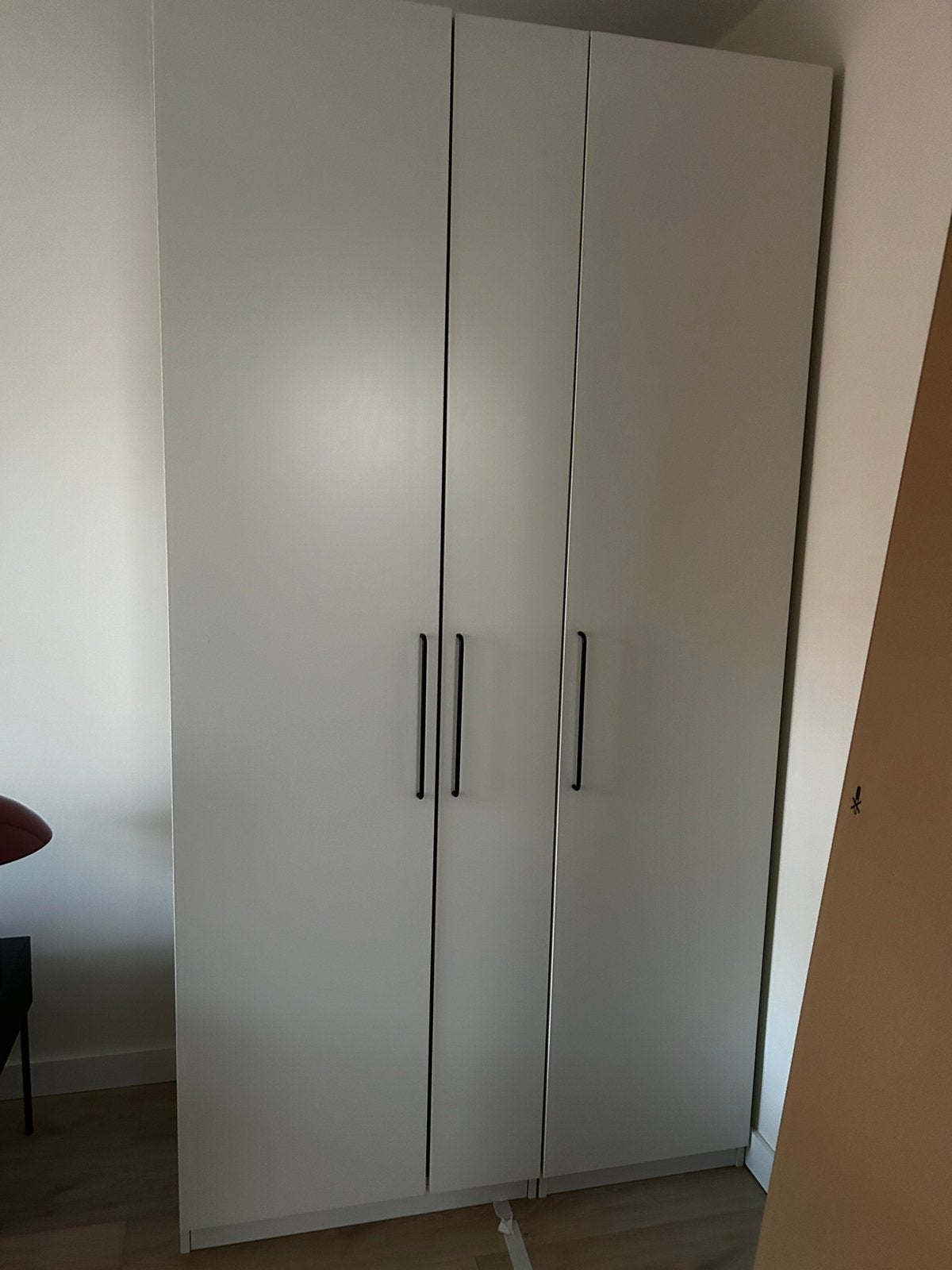 IKEA PAX kledingkast wit 125 cm breed, 236 hoog, Ophalen, Met deur(en), Gebruikt, 100 tot 150 cm