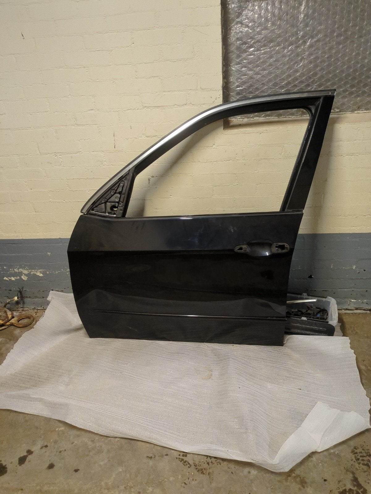 Deur linksachter BMW 5-serie E60/E61 (2003-2010) zwart, Auto-onderdelen, Ophalen of Verzenden, Voor, BMW, Deur