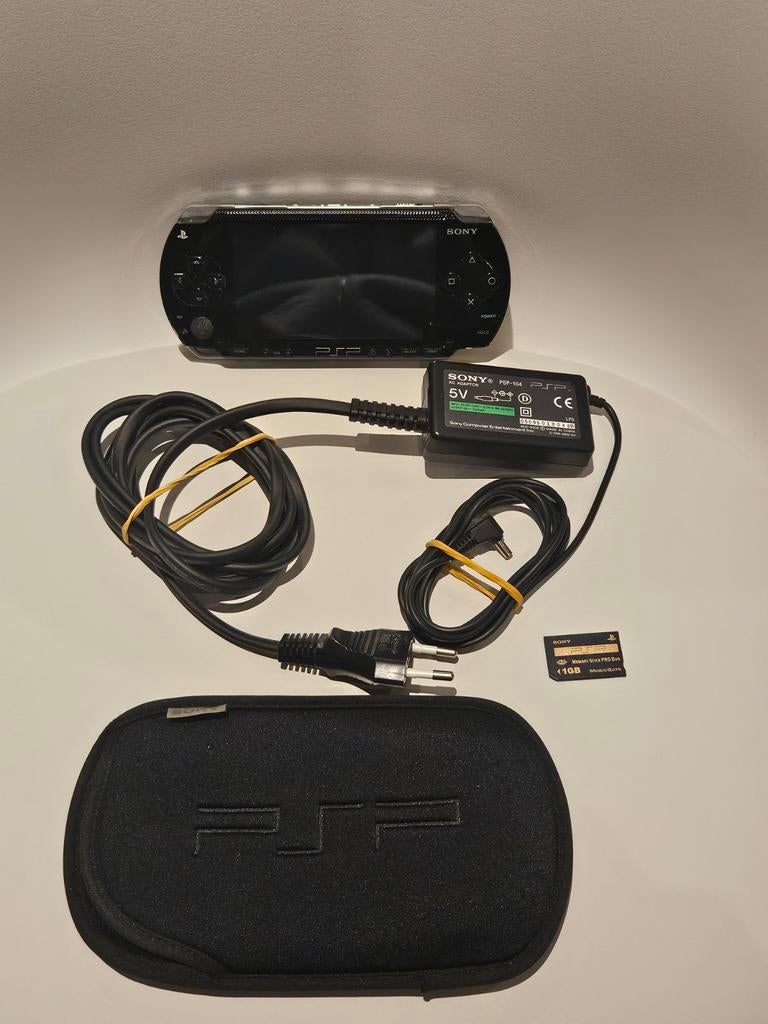 Sony PlayStation Portable PSP, Ophalen of Verzenden, Zo goed als nieuw, Zwart, PSP