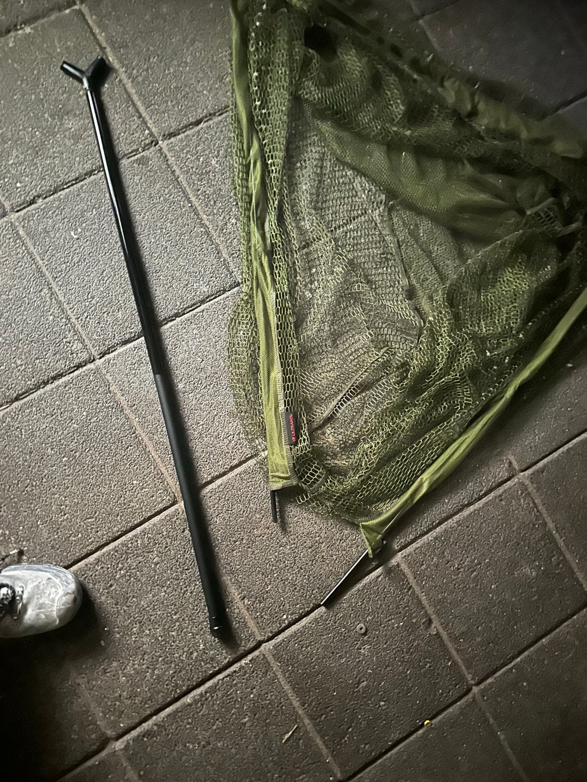 Visnet met steel - Zo goed als nieuw, Watersport en Boten, Hengelsport | Karpervissen, Ophalen of Verzenden, Zo goed als nieuw