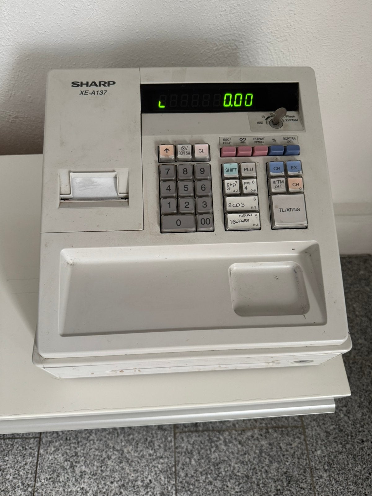 Kassa Sharp XE-A137, Ophalen of Verzenden, Overige typen