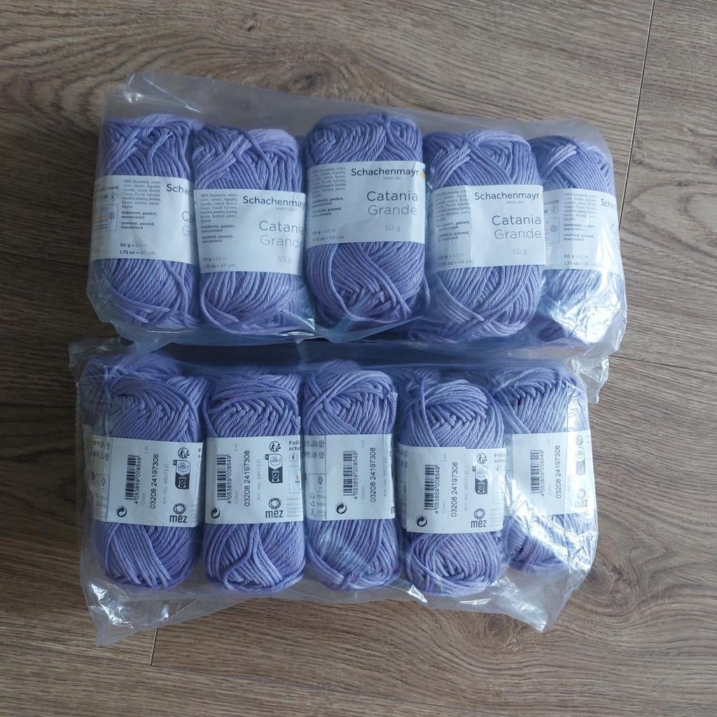 Schachenmayer Catania grande lavender kleur 3208., Ophalen of Verzenden, Nieuw, Breien of Haken, Wol of Garen