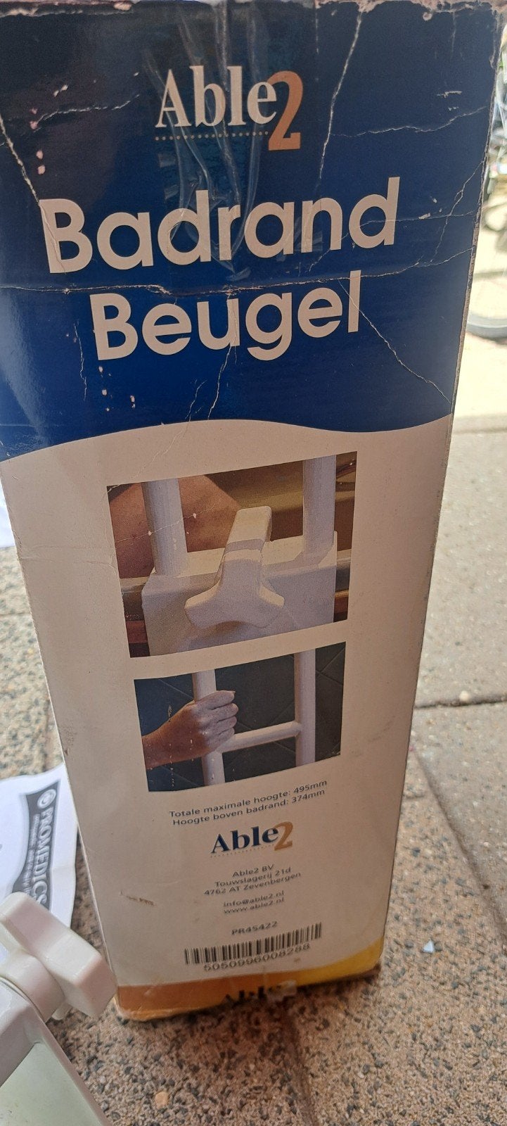 Bad beugel wit sterk medisch hulpmiddel, Ophalen of Verzenden, Gebruikt