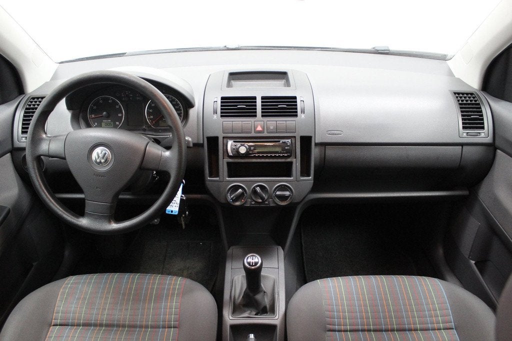 Volkswagen Polo 1.4-16V Optive | Airco | 5-deurs | Elektrisc, Voorwielaandrijving, Gebruikt, 4 cilinders, Blauw