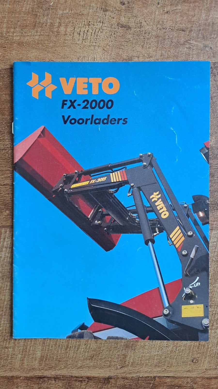 folder VETO FX 2000 voorladers voor tractor, trekker, Ophalen of Verzenden, Zo goed als nieuw, Folder