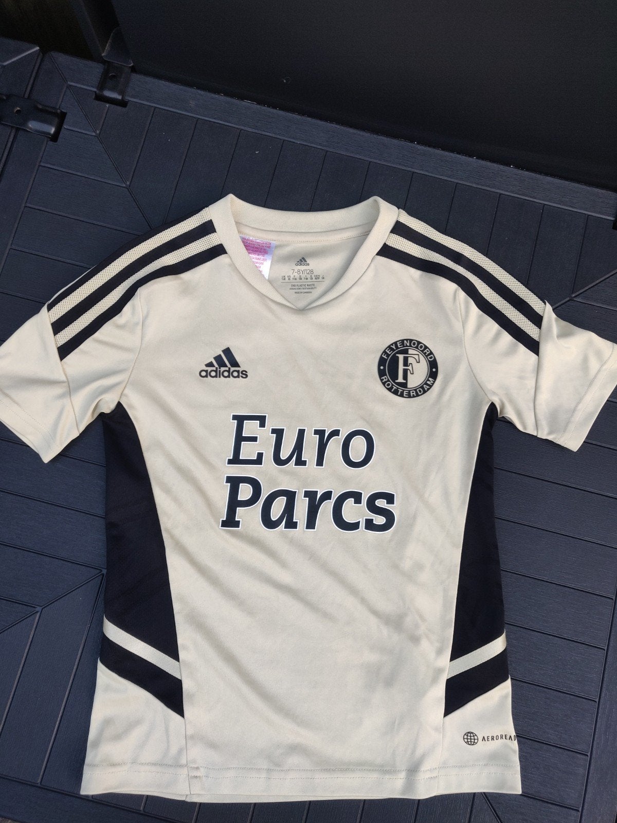 Feyenoord uitshirt ( maat 128), Ophalen, Adidas, Gebruikt, Jongen of Meisje