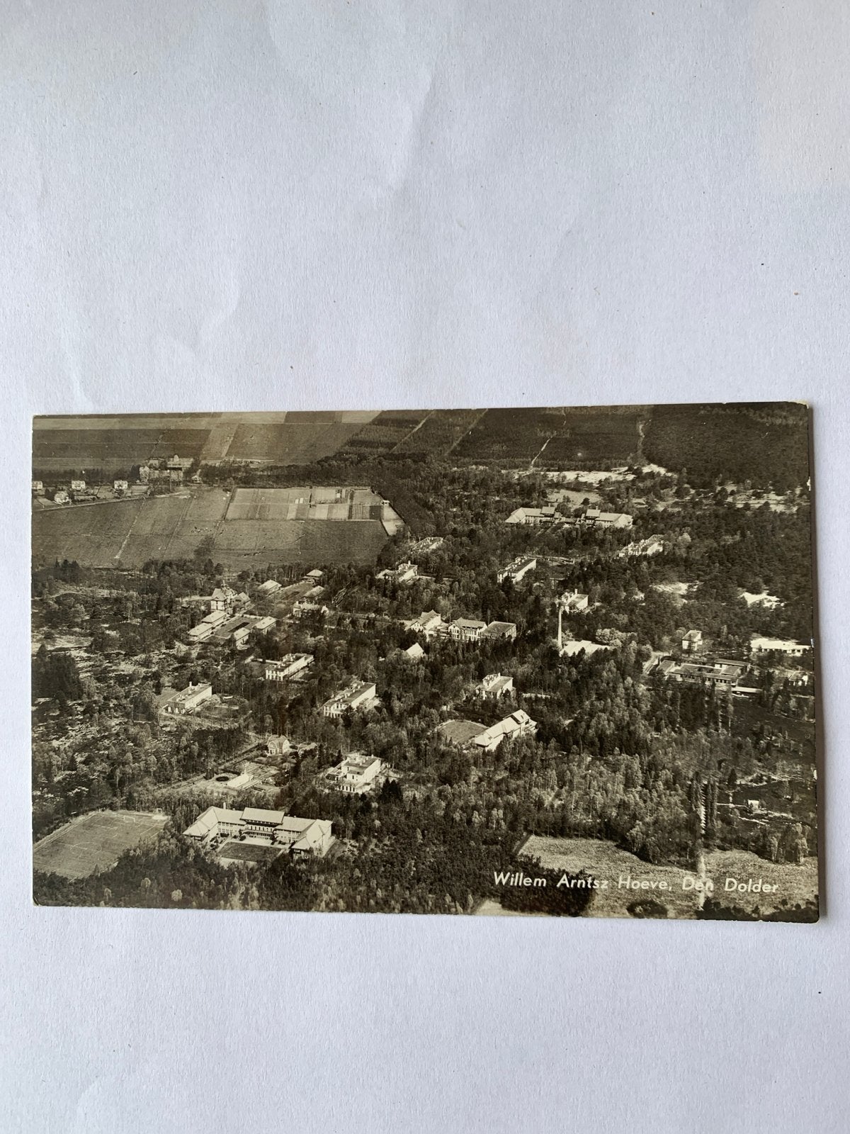 Oude Ansichtkaart Willem Arntsz Hoeve, Den Dolder, Verzamelen, Ansichtkaarten | Nederland, Gelopen, Utrecht, 1920 tot 1940, Ophalen of Verzenden