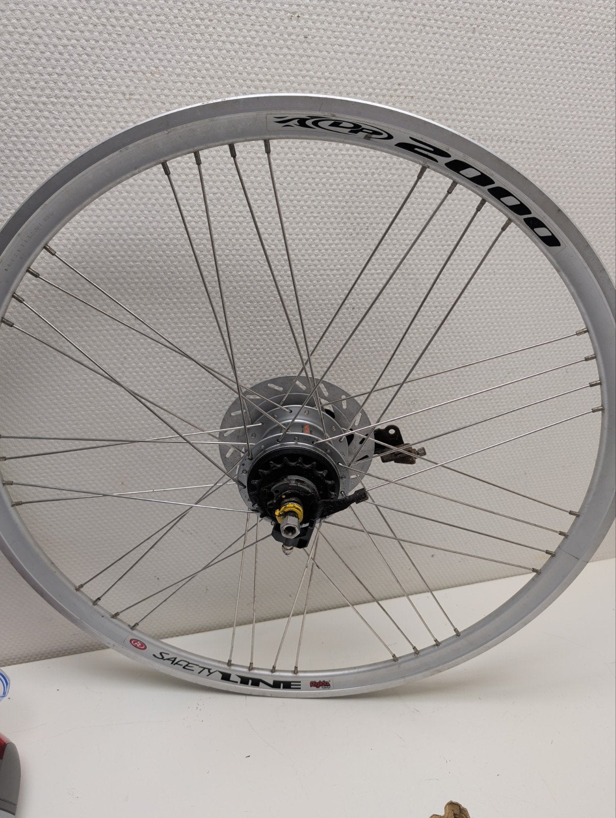 Shimano Nexus 8 achterwiel 28 inch grijs, Wiel, Elektrische fiets, Ophalen of Verzenden, Zo goed als nieuw