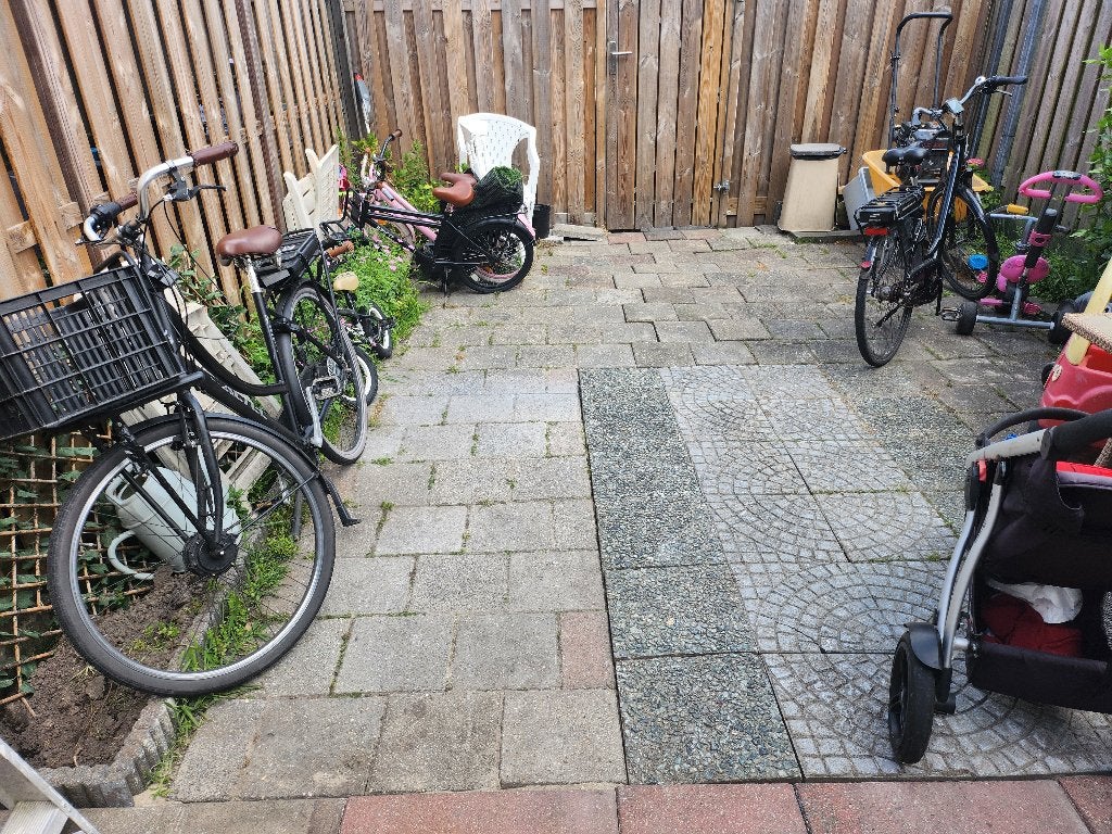 30x30 tegels gratis, Tuin en Terras, Ophalen, Gebruikt, 10 m² of meer, Beton
