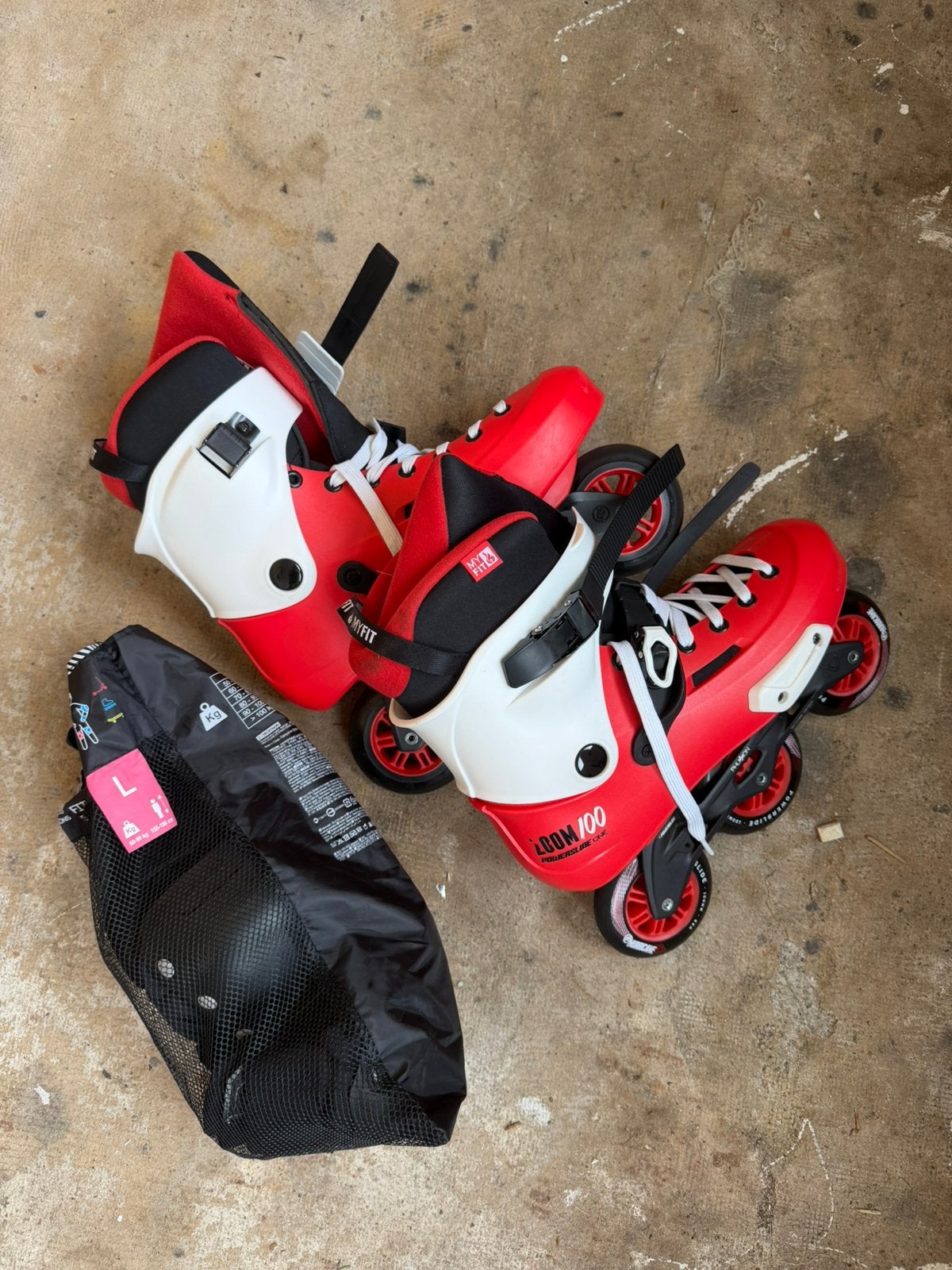 Skeelers maat 45-46 nieuw powerslide one zoom 100, Ophalen, Heren, Zo goed als nieuw, Powerslide
