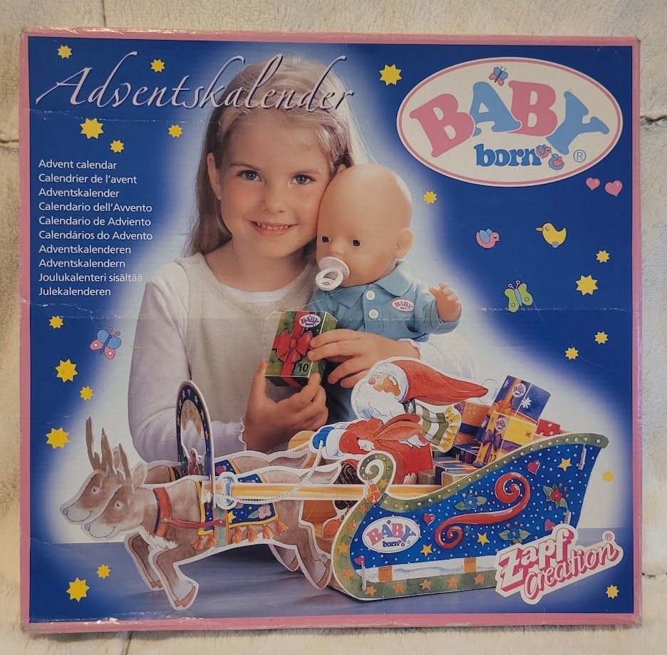 Vintage Baby Born Adventskalender Zapf Creation, Ophalen of Verzenden, Gebruikt, Overige typen