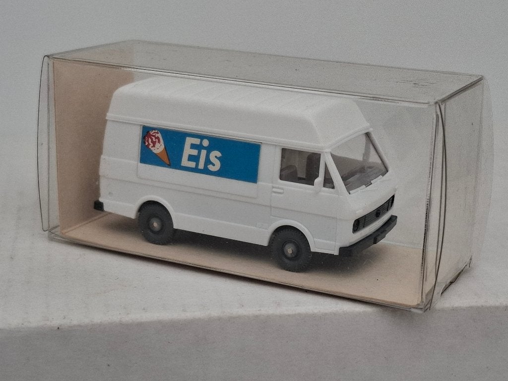 VW LT28 IJscoman - Wiking 1/87, Hobby en Vrije tijd, Modelauto's | 1:87, Verzenden, Zo goed als nieuw, Auto, Wiking