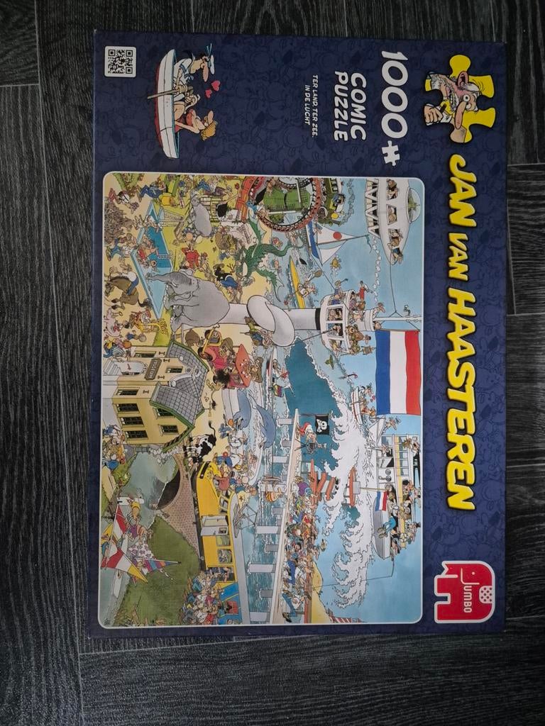 Jan van Haasteren 1000 stukjes Ter Land, Ter Zee, In De Lu, Ophalen of Verzenden, 500 t/m 1500 stukjes, Gebruikt, Legpuzzel