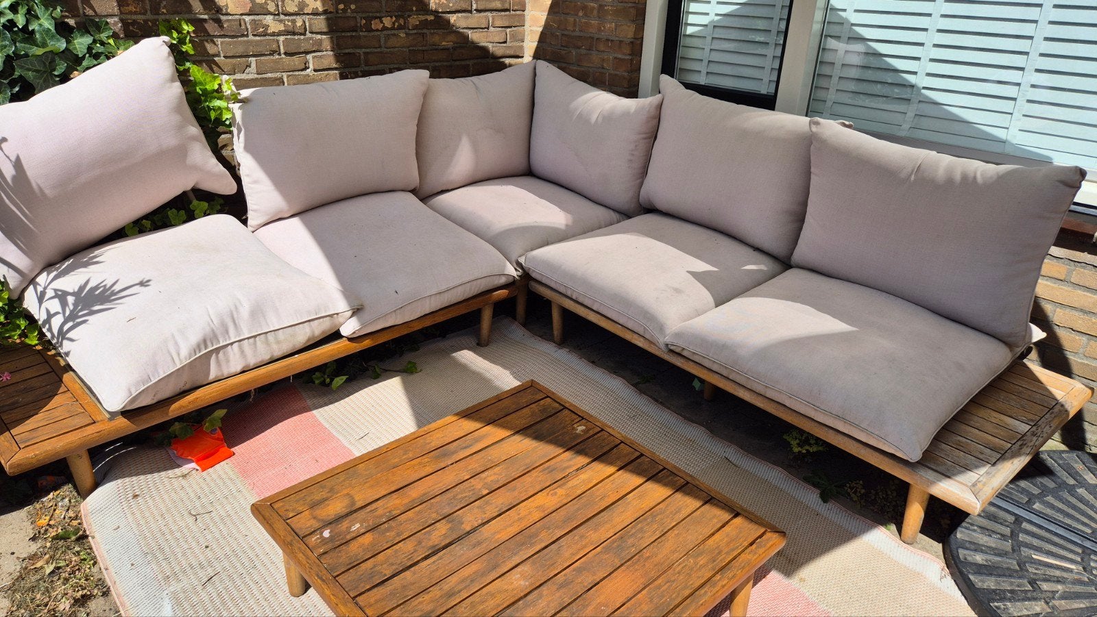 loungeset, Tuin en Terras, Ophalen, Gebruikt