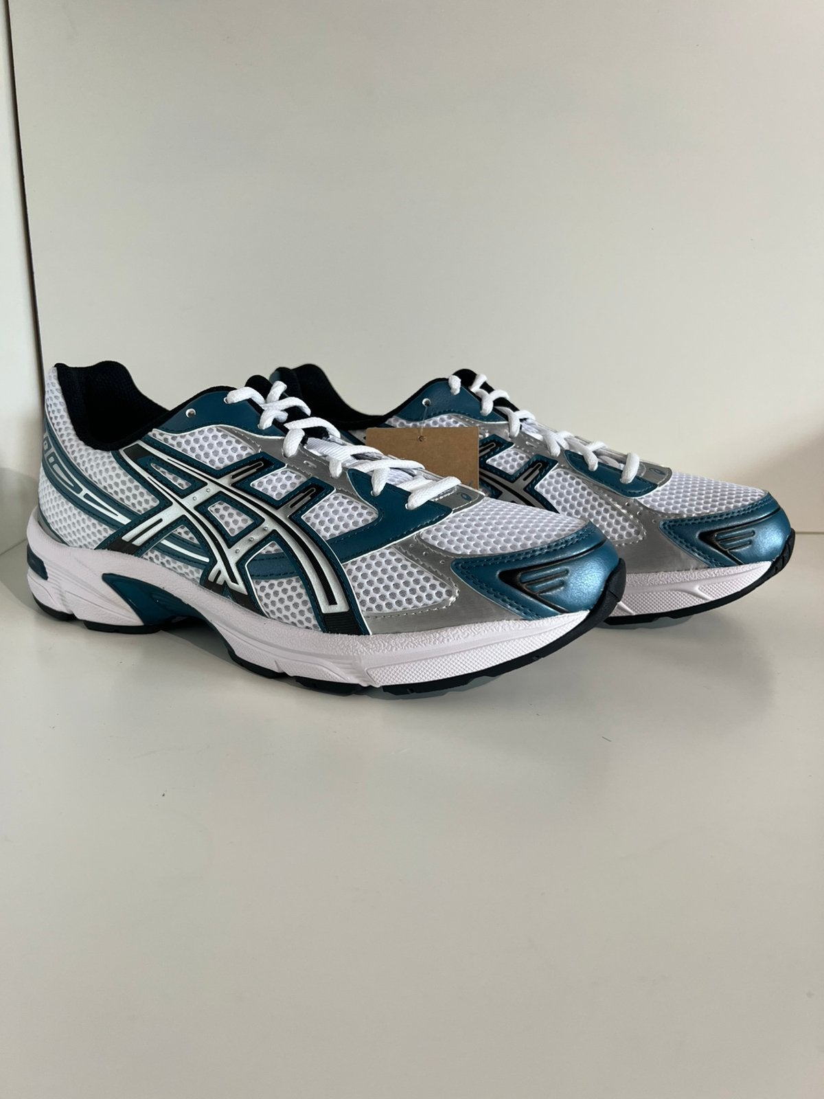 Asics Gel-1130 White Restful Teal, Kleding | Heren, Blauw, ., Nieuw, Ophalen of Verzenden