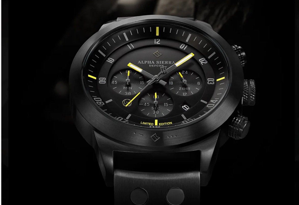 Alpha Sierra Defcon quartz heren horloge, Ophalen of Verzenden, Overige merken