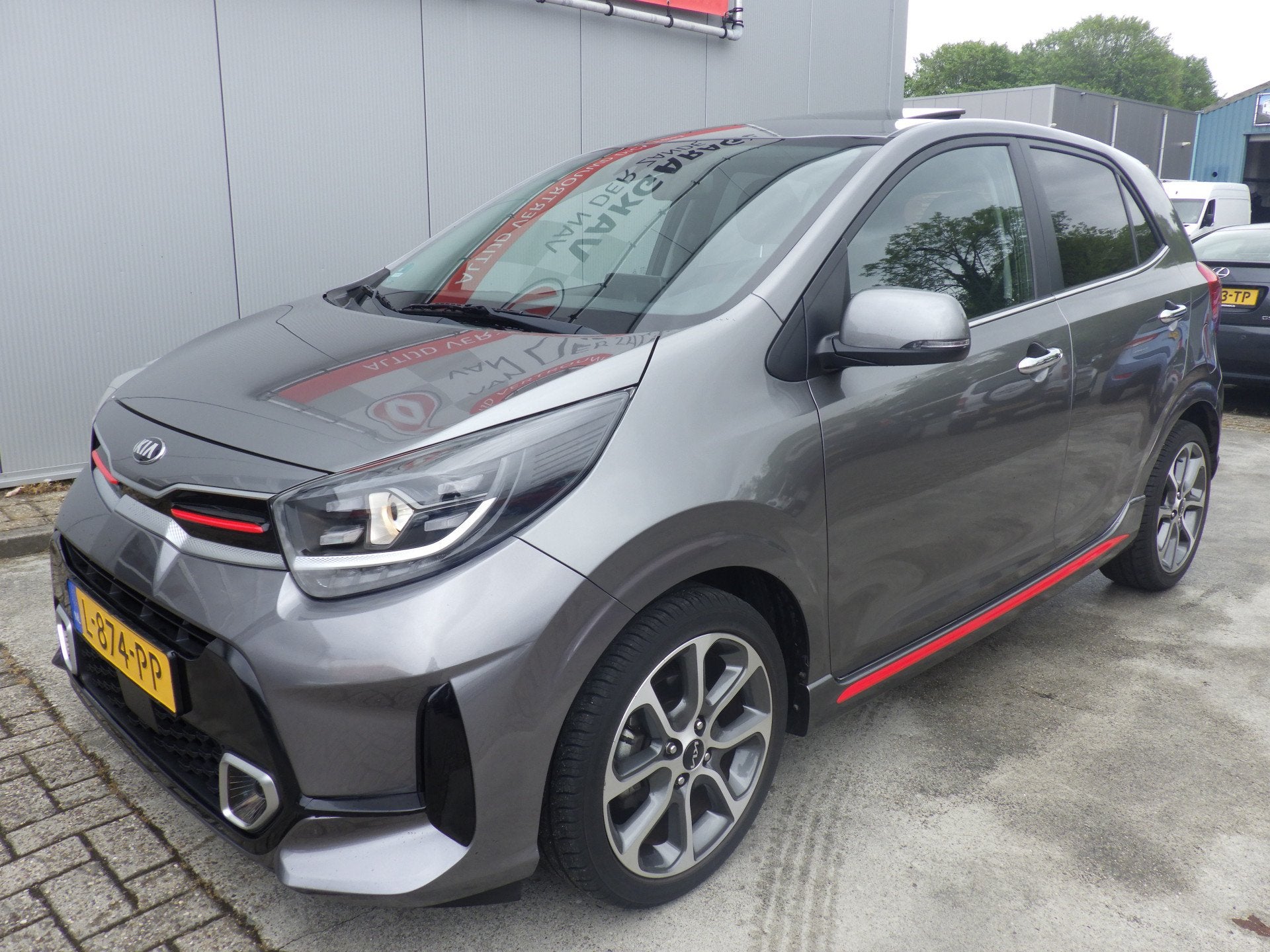 Kia Picanto 1.0 T-GDi 100PK GT-Line, Schuif/Kanteldak, Camer, Auto's, Voorwielaandrijving, 101 pk, Gebruikt, Bedrijf