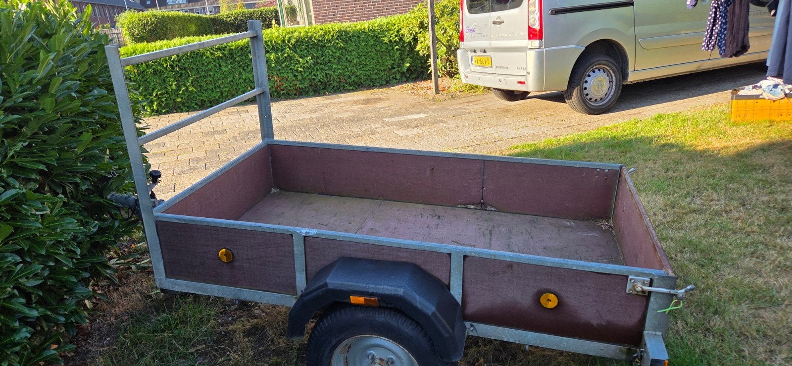 Aanhanger te koop - Prima staat, verlichting werkt goed, Ophalen of Verzenden, Gebruikt
