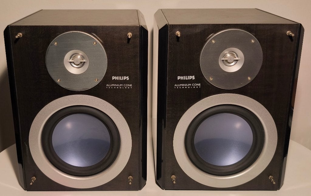 Philips MZ-9 bookshelf speakers (Hi-Fi audio system), Audio, Tv en Foto, Philips, Gebruikt, Ophalen of Verzenden, 60 tot 120 watt