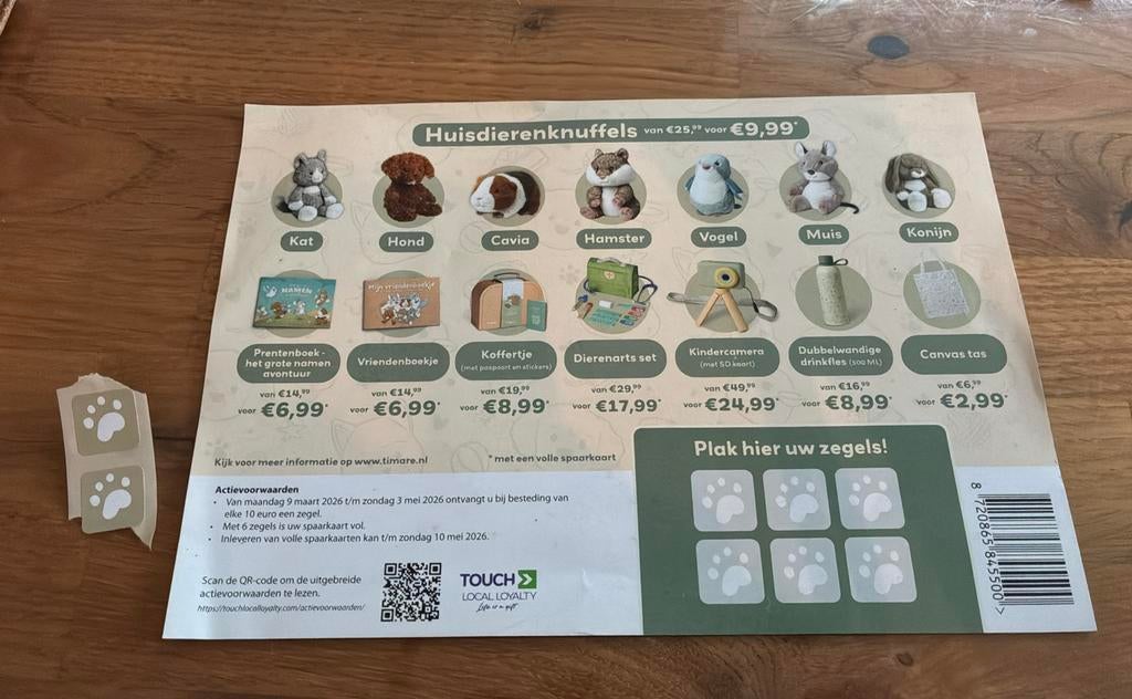 Plus mijn huisdier & ik zegels  2 stuks, Verzamelen, Supermarktacties, Plus, Ophalen of Verzenden
