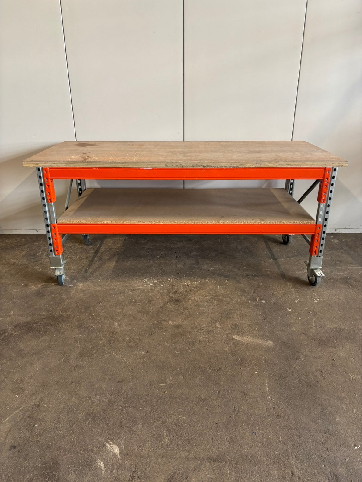 Mobiele werkbank 215x95cm / werktafel / paktafel /inpaktafel, Ophalen, Gebruikt, ., 170 cm of meer