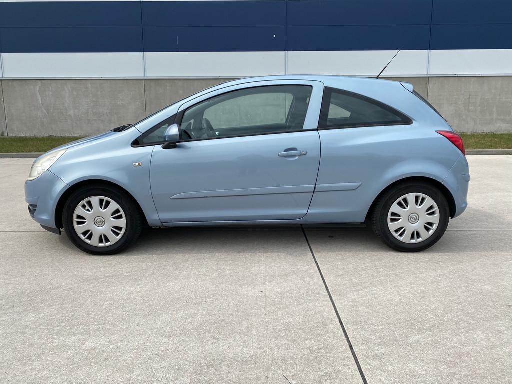 Opel Corsa 1.4-16V Enjoy AIRCO/NAP/ELEK.RMN/APK 11-26, Auto's, Voorwielaandrijving, Stof, Gebruikt, Zwart