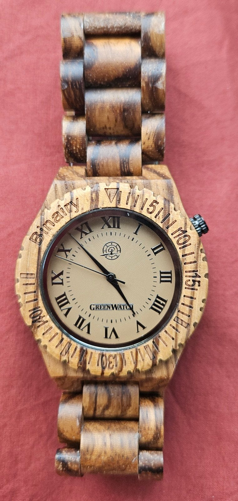 Greenwatch horloge, Ophalen of Verzenden, Zo goed als nieuw, Staal, Overige merken