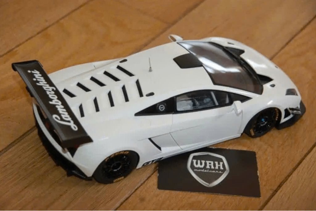 1:18 LAMBORGHINI GALLARDO GT3 wit Autoart no box WRH, Verzenden, Zo goed als nieuw, Auto, Autoart