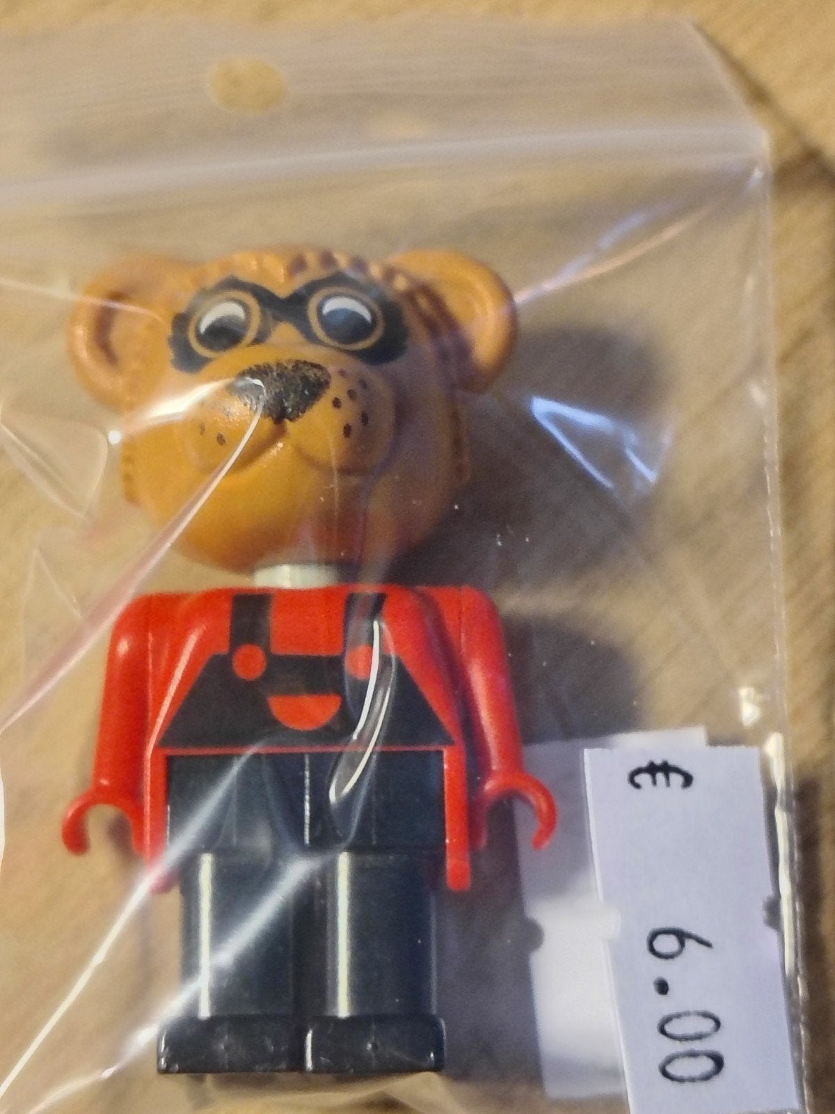 LEGO Fabuland fab12b Ricky Raccoon Minifigure, Ophalen of Verzenden, Zo goed als nieuw