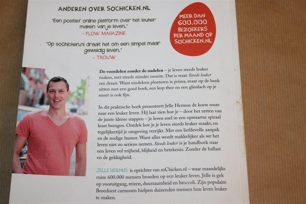 Steeds leuker — Gids voor een simpeler & kwalitatief leven, Ophalen of Verzenden, Gelezen, Overige onderwerpen, Achtergrond en Informatie