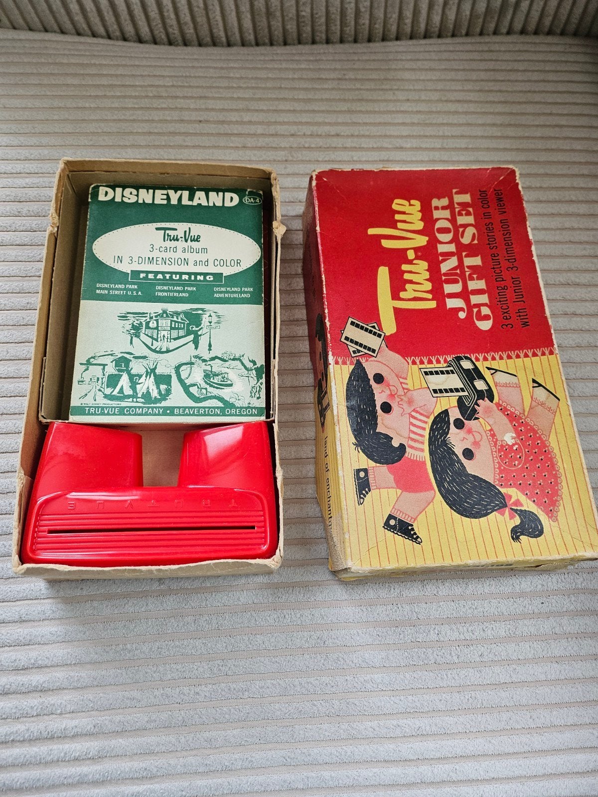 Vintage Tru-Vue Junior Gift Set met o.a. Disney filmkaarten, Verzamelen, Disney, Ophalen of Verzenden
