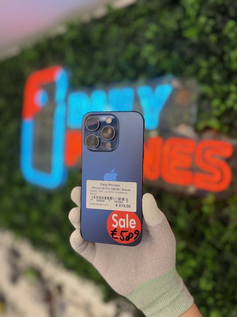 Zo goed als nieuw Apple iPhone 15 Pro 128GB, Ophalen of Verzenden, Zo goed als nieuw