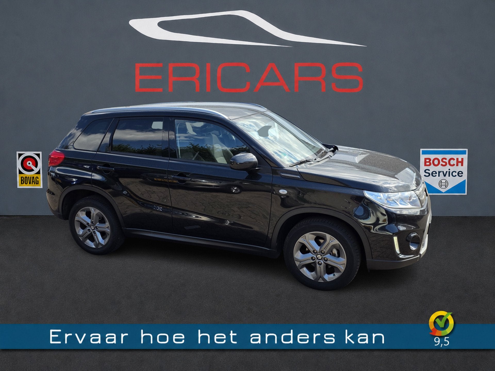 Suzuki Vitara 1.6 Exclusive CAMERA AIRCO TREKHAAK TEL CRUISE, Voorwielaandrijving, Stof, 4 cilinders, 400 kg