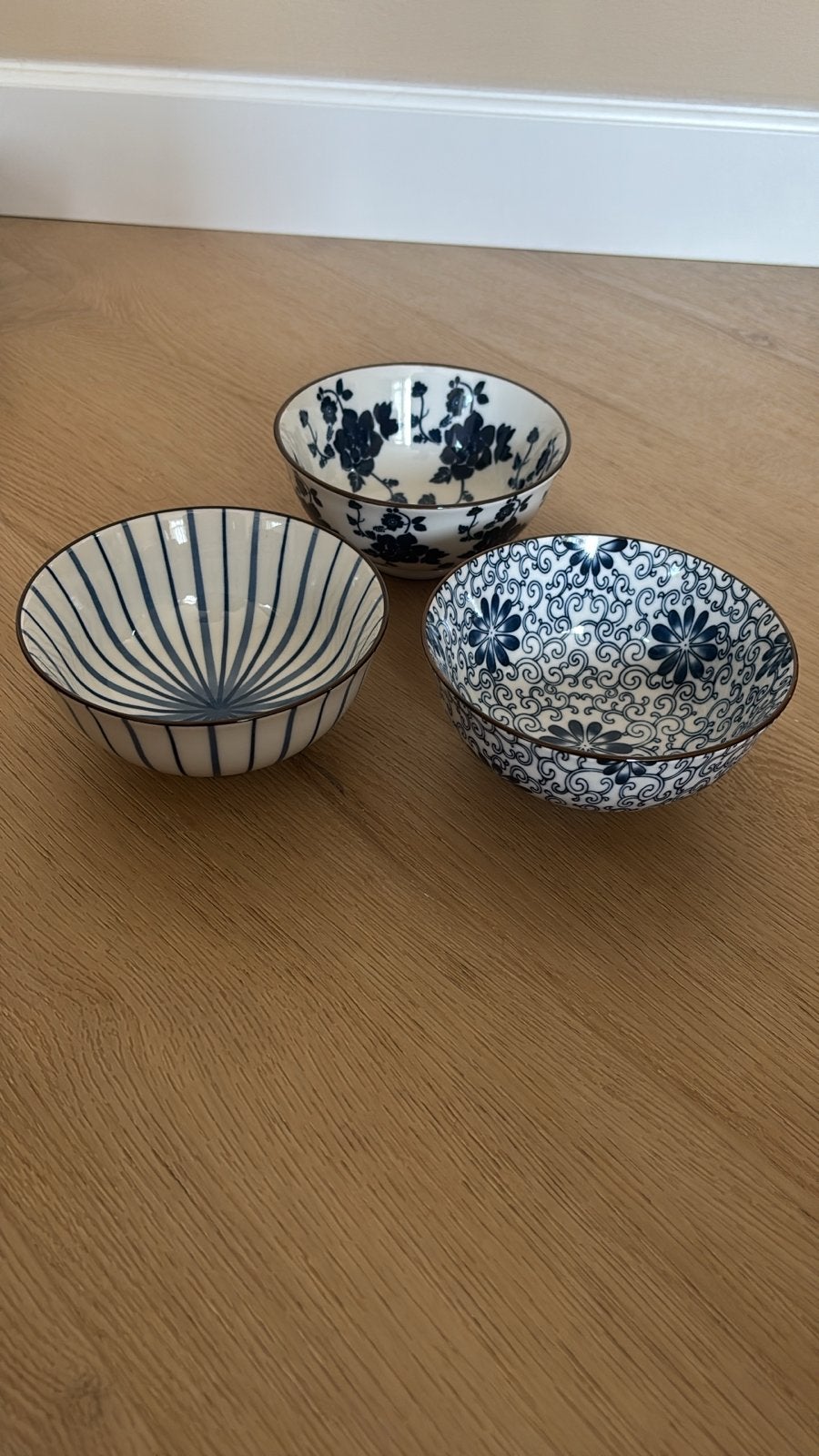 Riverdale Bloom Porseleinen Kommen Set - Aziatisch Design, Porselein of Keramiek, Schaal, Rond, Ophalen of Verzenden