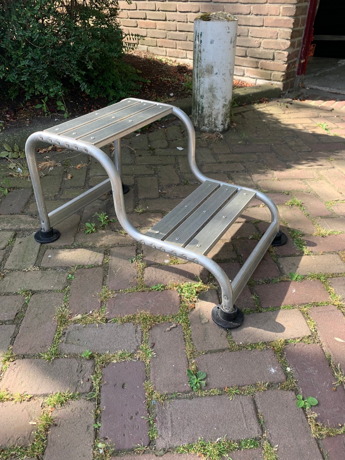 Opstap trapje krukje voor de camper of caravan, Verzenden, Zo goed als nieuw