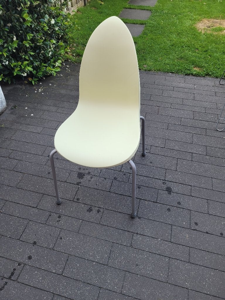 Originele Driade designstoelen - Set van 4, Gebruikt, Overige kleuren, Ophalen of Verzenden, Vier