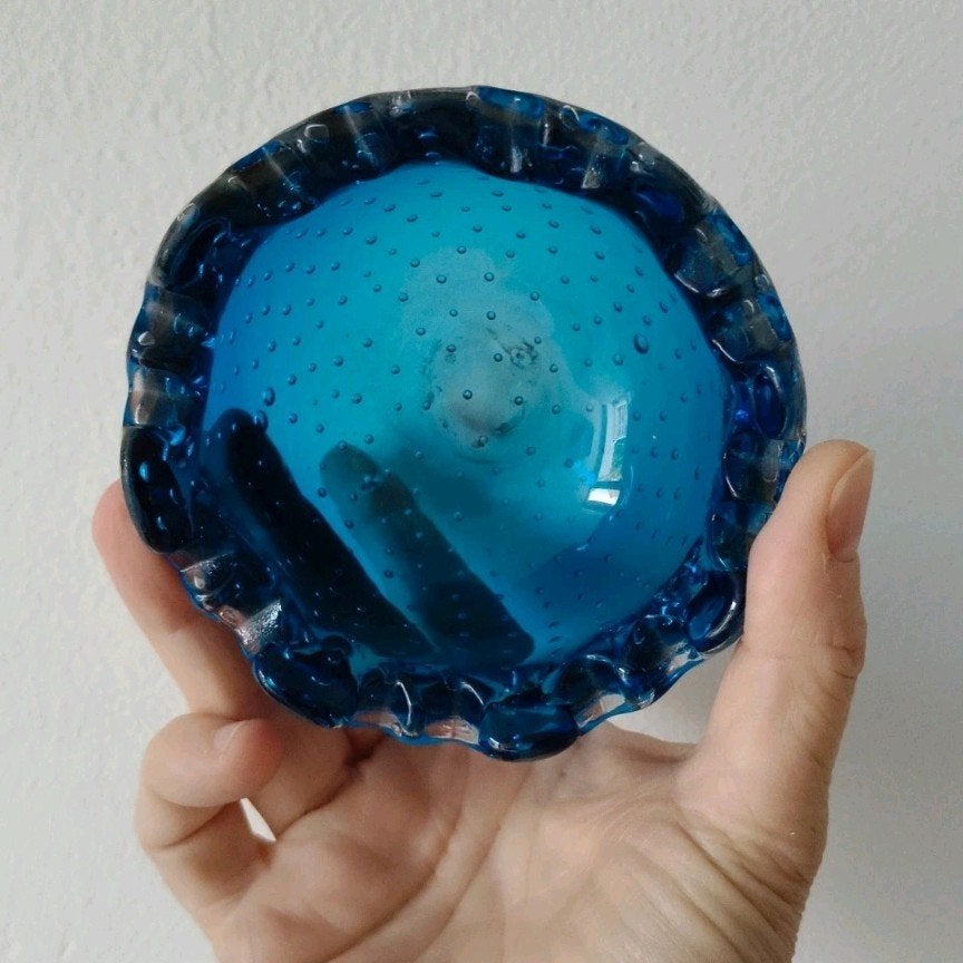 Vintage glass - Murano - Vide poche schaaltje, Ophalen of Verzenden