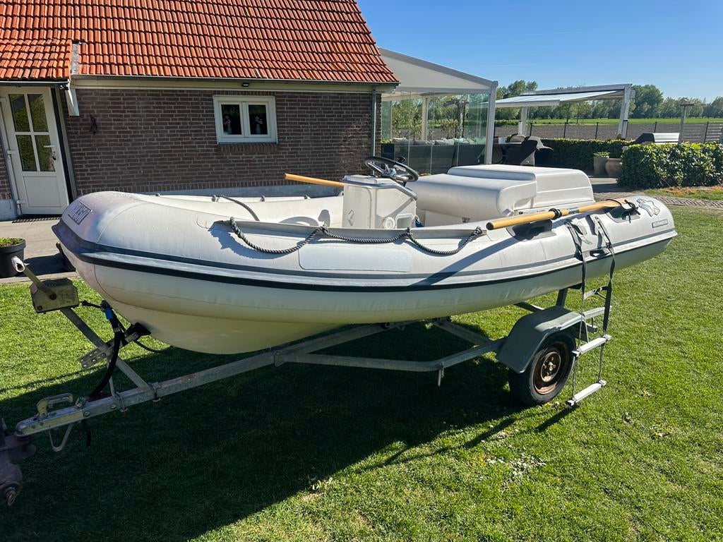 Novamarine RH 350 Mercury 175 PK V6 Jetsport, 120 tot 200 pk, Zo goed als nieuw, Benzine, Overige materialen