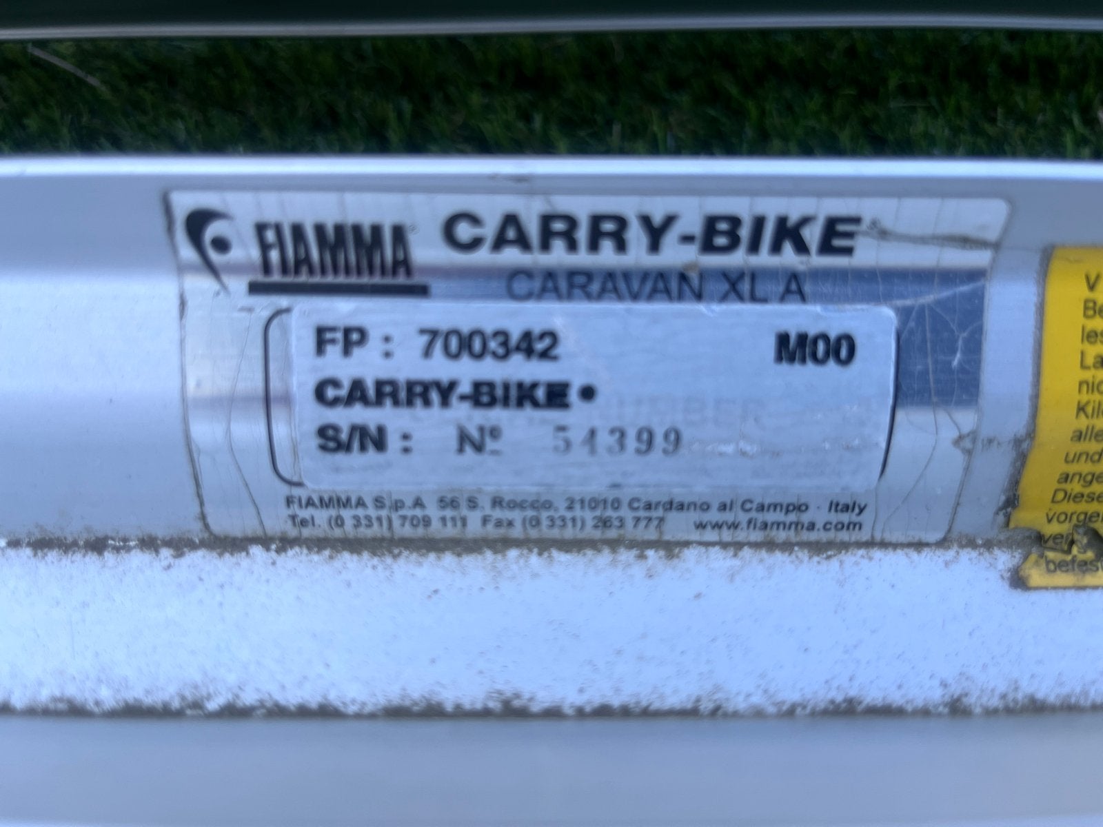 Fiamma Carry-Bike Caravan XL A fietsendrager, Ophalen, Gebruikt