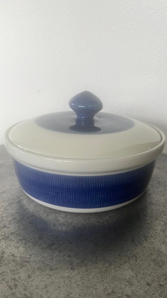 Rostrand Koka vintage Schaal met deksel, Ophalen of Verzenden, Overige stijlen, Glas, Schaal of Schalen