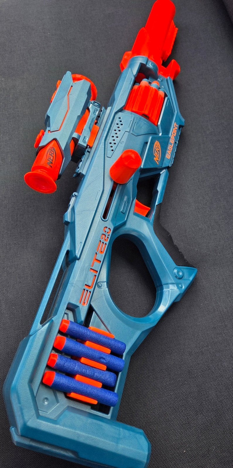 Nerf Elite 2.0 Eaglepoint RD-8 Blaster met Scope, Ophalen of Verzenden, Zo goed als nieuw, Jongen of Meisje