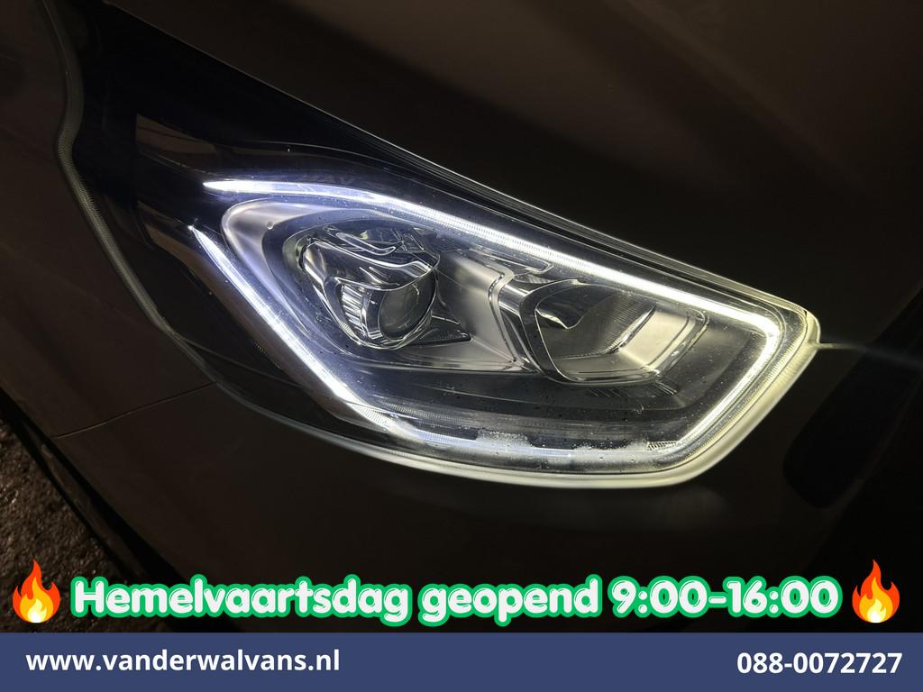 Ford Transit Custom 2.0 TDCI 131pk L2H1 Dubbele Cabine Euro6, Auto's, Stof, Gebruikt, 4 cilinders, 2800 kg