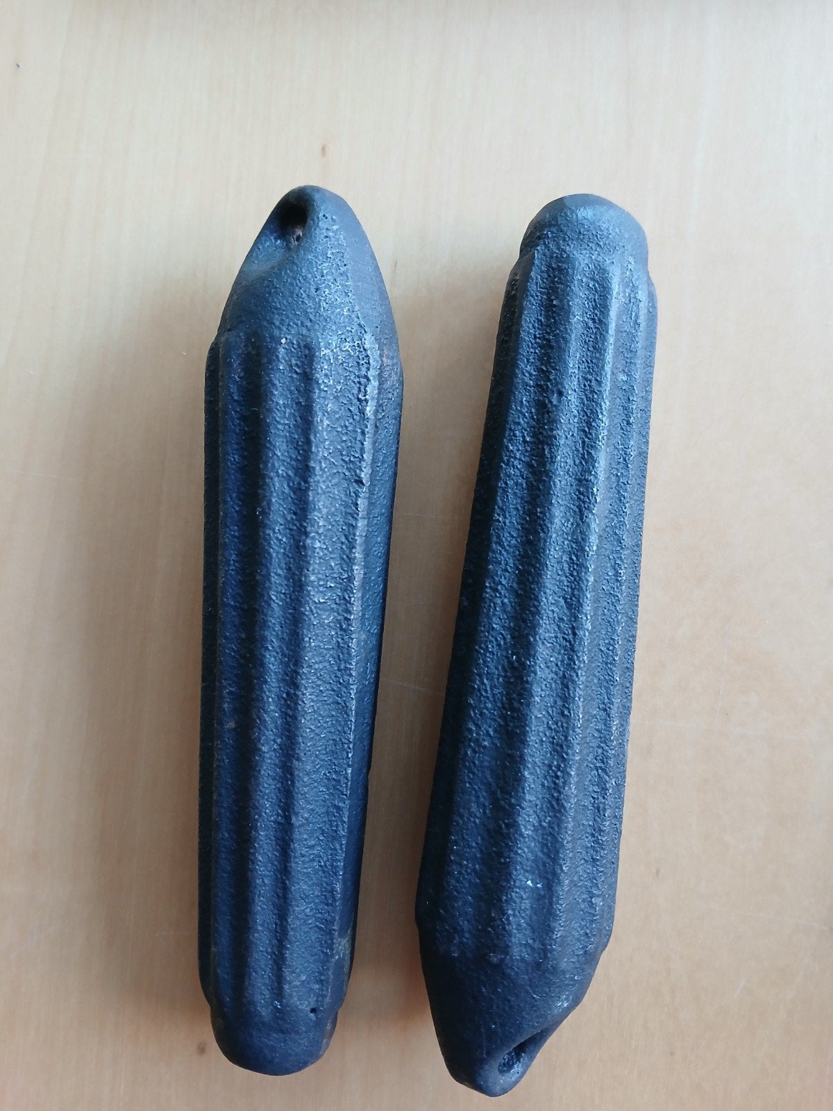 2 oude klokgewichten, Ophalen of Verzenden