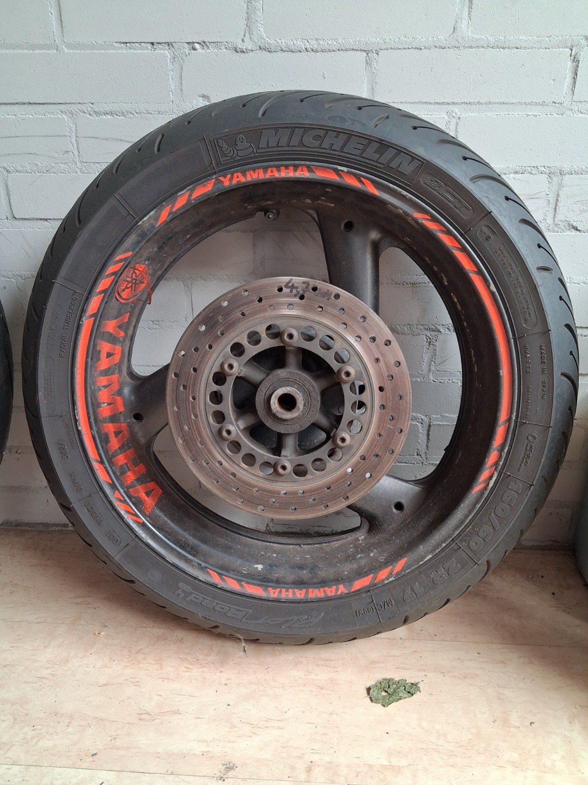 Set banden met velg yamaha yzf600r thundercat, Motoren, Ophalen